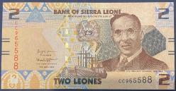 SİERRA LEONE 2 LEONE 2022 ÇİL KAĞIT PARA