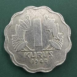 Papatya 1 Kuruş 1940. R (1940 Yılı Nadirdir)