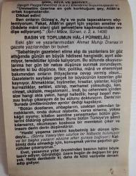 25 NİSAN 2002 PERŞEMBE- TAKVİM YAPRAĞI - DOĞUM GÜNÜ HEDİYESİ - FAZİLET TAKVİMİ -MANİSA-MESİR ŞENLİKLERİ (25-28 NİSAN) ANAYASA MAHKEMESİ'NİN KURTULUŞU (1962)-SİTE-İ SEVR'İN SONU-ŞİRK,RİYA VE ŞEHVET
