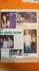 HAFTA SONU SOSYETE VE MAGAZİN DERGİSİ -  SAYI: 2002/31 - 31 TEMMUZ 2002 - KENAN İMİRZALIOĞLU - EBRU ŞALLI - DERİN MERMERCİ - DENİZ AKKAYA - EROL EVGİN - MURAT EVGİN - EBRU DESTAN - ÖZLEM DESTAN - HULKİ SANER - EMEL SAYIN - ŞENER ŞEN - ŞİMAL - EŞREF MACİT - ARTO - BERK ÇİLLER - MERT ÇİLLER - BEGÜM ÖZBEK - ASLI BERKER - ZEYNEP ASLAN - GÜNAY TUNCEL - AHU ERBAYDAR - KEREM ALIŞIK - GİZEM ÖZDİLLİ - İSMET ÖZHAN - VAHE KILIÇASLAN - YAŞAR ALPTEKİN - AYSU BACEOĞLU - ECE EGE - HÜSEYİN - SERAY SEVER - HAKAN ALTUN - ESRA ERON - MUSTAFA SİRMEN - ALİ ÜNSAL - İSMAİL ALPER - HAKAN GÜRBÜZ - MEHMET SÖĞÜTOĞLU - SELİN HABBAB - OZAN KORKUT - ALLEGRA LEVI - UĞUR TAN - NİLÜFER BIYIKLI - GÜLİZ ONURSAL - METİN KAP - EMRE ÇAPA - ELÇİN - BAŞAR KOZANOĞLU - ALİZE DİNÇKOK - YASEMİN KAZANOĞLU  - 68 SAYFA