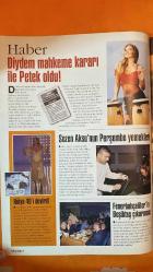HAFTA SONU SOSYETE VE MAGAZİN DERGİSİ -  SAYI: 2002/42 - 16 EKİM 2002 - KEZBAN ARCA - ERMAN TOROĞLU - DENİZ AKKAYA - MÜJDAT GEZEN - AJDA PEKKAN - PETEK DİNÇÖZ - SEZEN AKSU - ÖNDER FIRAT - MİTHAT CAN ÖZER - ZEHRA ETİ - YILMAZ ERDOĞAN - DEMET AKBAĞ - MAZHAR ALANSON - BİRİCİK SUDEN - CEM YILMAZ - HÜLYA AVŞAR - HAYKO - ŞENOL GÜNEŞ - ŞADAN KALKAVAN - SELİM SOYDAN - SİBEL BANIŞ - BERNA MÜJDE - ATİLLA SARAL - ŞENOL İPEK - YÜKSEL AK - TUĞBA ÖZAY - ESRA ERON - ZEYNEP AYDEMİR - YAVUZ BİNGÖL - MEHMET ALİ ERBİL - RAVİ - KENAN DOĞULU - TUĞÇE KAZAZ - NECDET GÖRAL - FUNDA TAŞ - SABİ TOTAH - AYŞE HATUN ÖNAL - ALİ DREKO - SELMA DREKO - YULİ DİVARCI - RULA - PANÇO - MUSTAFA SOĞULLAR - CEMAL ÜÇBAŞARAN - BINNAZ AVCI - PELİN ATAY - EREN ECE -    68 SAYFA