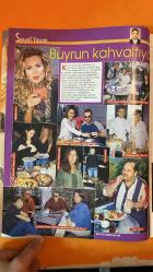 HAFTA SONU SOSYETE VE MAGAZİN DERGİSİ -  SAYI: 2001/43 24 EKİM 2001 SİBEL CAN - DENİZ AKKAYA - EMEL MÜFTÜOĞLU - SALİH KECECİ - HAKAN DALOKAY - ARZU DALOKAY - ERKUT SOYAK - ASLI SOYAK - FİKRİYE DURU - SELCAN TÜRK - ESRA GÜRSOY - YASEMİN TARZİ - BERNA GALİP GÜREL - MEHMET AKÇAY - SEDEF AKÇAY - LEYLA TANER - KERİM TANER - DERYA SAYOĞLU - CEM SAYOĞLU - CANA SIALOM - SEDAT SIALOM - SERAY SEVER - İBRAHİM CEZMİ TÜRKOĞLU - DEMİR KONTER - ELVAN SEZİN - GÜNEŞ GÜRLE - ERKAN ARIKAN - KADİR İNANIR - CELAL ÇAPA - YONCA EVCİMİK - DEMET AKBAĞ - SUAT CANDEMİR - NAHİDE BÜYÜKKAYMAKÇI - ÖZKAN UĞUR - DURSUN KARADAĞ - SULHİ AKSÜT - EMİR AKSÜT - NURSELİ İDİZ - KAZIM AKŞAR - YILDIRIM MAYRUK - SUAT EKİZ - SEDA ERGÜDER - ALLEGRA LEVİ - ROSA KAR - MEHMET USTA - İZZET ÇAPA - ŞEFİK ÖZTEK - NURHAN NALBANTOĞLU - HANDE BARMEK - MURAT BAŞOĞLU - LEVENT ÇUBUKÇU - CEREN ÇUBUKÇU - BATUHAN EKİN - ELİF ÖNAY - SABİ TOTAH - ROSE KAR  -    68 SAYFA
