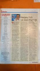HAFTA SONU SOSYETE VE MAGAZİN DERGİSİ -  SAYI: 2001/40 3 EKİM 2001 HÜLYA AVŞAR - TARKAN - İSMAİL TEVETOĞLU - ALİ TEVETOĞLU - RÜCHAN ADLİ - YAĞMUR ADLİ - ATEŞ ÇELİK - ÖZER AHISKA - BARIŞ KOCAOĞLU - HAKAN ÖZTÜRK - AYLIN CANDAŞ - ÖZBEN ÖNAL - NAZİRE DEDEMAN - İLKER İNANOĞLU - MURAT ŞAHİN - KAAN KOPUZ - KEMAL ALİ - SERHAT KOÇ - MÜGE KOÇ - KEMAL KOÇ - ÇAĞDAŞ KARASU - YEŞİM TAN - MÜGE CİNMEN - MELEK YARGICI - RİFAT DEDEMAN - AYŞE HOTİÇ - ARİ ACIMAN - ABDULLAH OĞUZ - SABİ TOTAH - İZZET ÇAPA - ŞEHNAZ ÇEHRELİ - BUKET TAŞDELEN - İNCİ GAZİOĞLU - HAYRETTİN TAŞDELEN - SELİM GAZİOĞLU - BINNUR GAZİOĞLU - SEVİL TUNCER - CELAL ÇAPA - ŞEBNEM ÇAPA - NURSEN GÜNDÜZ - ÇİĞDEM GÜNDÜZ - ROZE KAR - LARA ACIMAN - TANSEL İSMAİL AKKAYA - FIGEN ERMAN - YASEMİN KAMHİ - CEFI KAMHİ -    68 SAYFA