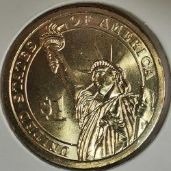 AMERİKA  2010   1  DOLAR   KAPAMASINDA  HATIRA Başkanlık 1 $ Bozuk Para - Franklin Pierce (1853-1857)