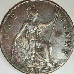 İNGİLTERE 1919  1 PENNY