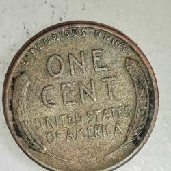 AMERİKA 1948   1  CENT  BUĞDAY CENTİ