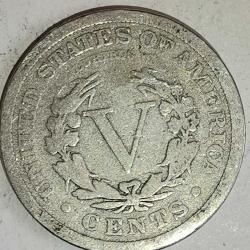 AMERİKA 1907    5  CENT