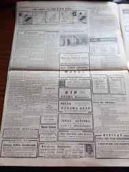 Cumhuriyet Gazetesi - 8 Nisan 1945 - Japonya'nın cezası yazan Nadir Nadi Başmakale - Japon donanmasına bir darbe daha indirildi - 300 Uçankale de Tokyo'ya dün en büyük akını yaptı - Beş Günde 150 bin esir - Amerikan ordularının Batı cephesi'nde kullandıkları yeni bir silah fotoğraf - Yedinci Ordu Nurenberg önlerine vardı - Mareşal Petain'in Alman zaferini isteyen bir faşist olduğunu söylüyorlar - Sovyet orduları Viyana'ya girdi - Cemal Nadir Karikatür - Haftanın Şakaları Yazan Burhan Felek - 1945 yılında İstanbul'dan İsviçre'ye yazan Peride Celal Yazı Dizisi - Belki Bir Gün Yazan Vedat Tanca Yazı Dizisi - Türk Sovyet dostluğu yazan Ömer Rıza Doğrul - bugünkü Fenerbahçe Galatasaray maçı yazan Eşref Şefik - Macar kıtaları da çarpışıyorlar - Hikaye komşum Çeviren Hamdi Varoğlu - Milli Piyango Elli Bin Lira 171122 numaralı bilete çıktı - İsmail dümbüllü Beyoğlu İstanbul Gazinosunda - bakireler ayini kristal salonunda - Nevrol Cemal - Mualla Gökçay ve Hacer Buluş Maksim'de - radyo programı
