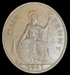 İngiltere 1963 1 Penny