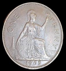 İngiltere 1965 1 Penny