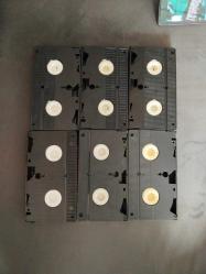 6 adet VHS kaset