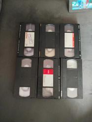 6 adet VHS kaset