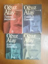 OĞUZ ATAY 4 KİTAP (TUTUNAMAYANLAR - KORKUYU BEKLERKEN - Bir Bilim Adamının Romanı - Mustafa İnan - EYLEMBİLİM - TEHLİKELİ OYUNLAR)
