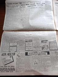 Cumhuriyet Gazetesi - 17 Nisan 1946 - İzzeti Nefis yazan Nadir Nadi Başmakale - konsey İran meselesini bir karara bağlayamadı - Amerika'dan istenen 500 milyonluk kredi - Reşit Mercan Ve Haşmet Orbay Ankara ağır cezasındaki muhakeme esnasında fotoğraf - İran'da sağcı liderler tevkif ediliyormuş fotoğraf - Flarmoni derneğinin ilk konseri Fransız sanatkarı Soetens'in iştirakiyle bu akşam veriliyor fotoğraf - sporcularımız dün Mısır'a hareket ettiler fotoğraf - 1946 İstanbul Türk satranç şampiyonluğu - Türk kadını dergisi bugün çıktı - Sonsuz Panayır yazan Halide Edip Adıvar Yazı Dizisi - Bu da döviz istemez ya yazan Burhan Felek - köy okulları ve köy enstitüleri - şehir tiyatrosunda hava parası  yazan Metin Toker - melekler şarkısı filmi Marmara sinemasında - kader'in oyuncağı filmi Opera sinemasında - Ayda Sönmez  Hacer Buluş Ve Mualla Mukadder Çemberlitaş Şen Bahçe Gazinosunda  - bugünkü radyo programı - İstanbul belediyesi şehir tiyatroları dram kısmında Maria Stuart - Çapamarka