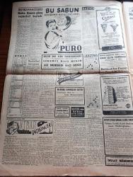 Cumhuriyet Gazetesi - 15 Mayıs 1952 - günlerden bir gün yazan Nadir Nadi Başmakale - Mareşal Montgomery'nin dünkü mühim demeci - Fransızlar Tunus beyini göz hapsine aldılar - Mısır'da bir parti lideri ile üç başmuharririn idamları istendi fotoğraf - demokratlar 14 Mayısın yıldönümünü kutladılar - İstanbul'da bulunan Yunan milli takımı dün bir antrenman yaptı fotoğraf - İngiliz tepki uçakları dikine uçuş yaparken fotoğraf - milli güreş takımımızın emektar hocası Nuri Boytor istifa etti - kanlı küpe filmi başrollerde Suzan Yakar Rutkay Halide Pişkin Celal Balkır Pangaltı İnci sinemasında - Panorama yazan Yakup Kadri Karaosmanoğlu Yazı Dizisi - 20. Asırla 2000 yıl öncesi bir arada yazan Süreyya Ağaoğlu - Modaspor kulübü'nün Kongresi - grekoromen güreş seçmeleri başladı - Mısır'da 2500 antika aşırılıp harice götürüldü - 1951 1952 Yunus Nadi mükafatı en güzel şiir - bodrum katı insanları şiiri yazan Ömer Faruk Güvenç - İsmet İnönü'nün dünkü konuşmaları - Ruslar Berlin'de yasağı kaldırdılar