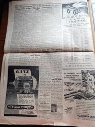 Cumhuriyet Gazetesi - 15 Mayıs 1952 - günlerden bir gün yazan Nadir Nadi Başmakale - Mareşal Montgomery'nin dünkü mühim demeci - Fransızlar Tunus beyini göz hapsine aldılar - Mısır'da bir parti lideri ile üç başmuharririn idamları istendi fotoğraf - demokratlar 14 Mayısın yıldönümünü kutladılar - İstanbul'da bulunan Yunan milli takımı dün bir antrenman yaptı fotoğraf - İngiliz tepki uçakları dikine uçuş yaparken fotoğraf - milli güreş takımımızın emektar hocası Nuri Boytor istifa etti - kanlı küpe filmi başrollerde Suzan Yakar Rutkay Halide Pişkin Celal Balkır Pangaltı İnci sinemasında - Panorama yazan Yakup Kadri Karaosmanoğlu Yazı Dizisi - 20. Asırla 2000 yıl öncesi bir arada yazan Süreyya Ağaoğlu - Modaspor kulübü'nün Kongresi - grekoromen güreş seçmeleri başladı - Mısır'da 2500 antika aşırılıp harice götürüldü - 1951 1952 Yunus Nadi mükafatı en güzel şiir - bodrum katı insanları şiiri yazan Ömer Faruk Güvenç - İsmet İnönü'nün dünkü konuşmaları - Ruslar Berlin'de yasağı kaldırdılar