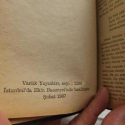 ORHAN VELİ KANIK. 1967 BASKI.