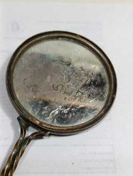 K5----İRAN MİNYATÜR RESİMLİ ANTİKA EL AYNASI