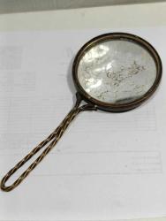 K5----İRAN MİNYATÜR RESİMLİ ANTİKA EL AYNASI