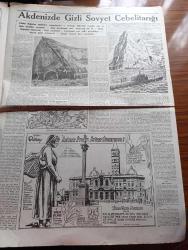Cumhuriyet Pazar Gazetesi - 14 Ocak 1951 - ahvalimiz yazan Burhan Felek - Ali Ulvi renkli irtica karikatürü - ultra ses dalgaları sanayide yeni inkılaplar yaratıyor yazan Rıdvan Tezel - pahalılık artarken Yazan Mazhar Kunt - Stalin'e casusluk ettim yazan Norra Murray - Fransa askeri müzesinde yazan Haluk Yusuf Şehsuvaroğlu - Akdeniz'de gizli Sovyet Cebelitarığı - Cebelitarık'ta bir hava dafi bataryası - Saseno'nun mevkiini gösterir harita - ister inan ister inanma çizen Ripley - Santa Maria Maggiore Roma Noel'in 25 Aralık'ta ilk defa kutlandığı kilisedir - hem güzel hem neşeli bir artist Anne Vernon fotoğraf - haftanın portreleri Errol Flynn fotoğraf - haftanın portresi D. Fairbanks Junior fotoğraf - Jean Simon Ve Stewart Granger Evleniyorlar fotoğraf - boş vaktinizi hoş geçirmek için - zihin sporları - Üçüncü Selimin Gözdesi filmi çıktı - Tanrı şahidimdir filminin başrollerini Gülistan Deniz ve Münevver Coşkun oynamışlardır - And Film - evlenecek çağa geldiniz mi - saat bulmacası