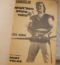 TÜRKİYEDE TEK. KARAOĞLAN FİLM FOTOROMANI.  1966 BASIM. KOLEKSİYONLUK.