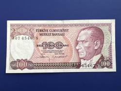 A07 Seri 100 Lira 1. Tertip. ÇÇT/ÇA