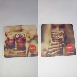 2 adet coca cola bardak alti