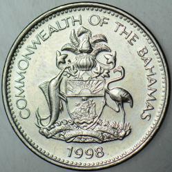 BAHAMALAR 5 CENT 1998 ANANAS TEMALI. ÇİLALTI