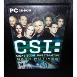 Pc oyun csi crime scene investigation dark motives. Kitapçık mevcut. 3 disk. orijinal