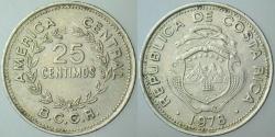 KOSTA RİKA 25 CENTİMOS 1978.