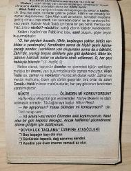 29 HAZİRAN 2002 CUMARTESİ - TAKVİM YAPRAĞI - DOĞUM GÜNÜ HEDİYESİ - FAZİLET TAKVİMİ - ZARO AĞA 157.YAŞINDA İSTANBUL'DA ÖLDÜ (1934)-ALLAH'IN ZATİ SIFATLARI'NDAN ''K I D E M''