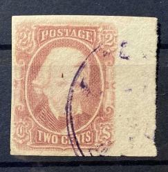 Amerika Kuzey Konfederasyonu 1863 - Andrew Jackson 2 cent- damgalı katalog 14000 tl