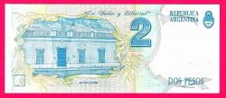 ARGENTINA 2 Peso 1992-1997  p340b UNC (TK 18 512) ÇİL