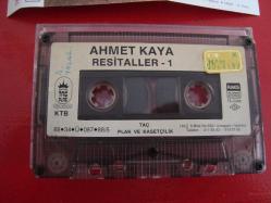 AHMET KAYA RESİTALLER 1 KAĞIT BASKI KASET (Açıklamayı Okuyunuz )