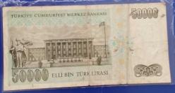 TÜRKİYE  50.000   LİRA  KAĞIT PARA