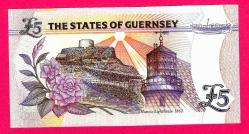 Guernsey 5 Pounds 2023 P56d UNC QEII (TK 18 442) ÇİL