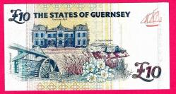 Guernsey 10 Pounds 1995 P57d UNC (TK 18 446) ÇİL