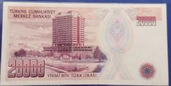 TÜRKİYE  20.000   LİRA  KAĞIT PARA