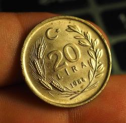 1984 TÜRKİYE 20 LİRA