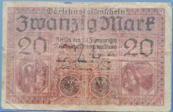 ALMANYA 1918   20  MARK