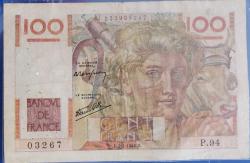 FRANSA  1948   100 FRANK