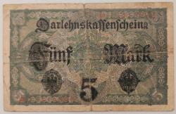 Almanya, 5 Mark 1917. (Temiz) Haliyle.