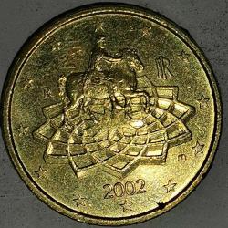 İTALYA    2002    50  EURO CENT  ÇİL