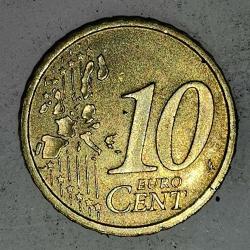 İTALYA    2002    10  EURO CENT  ÇİL