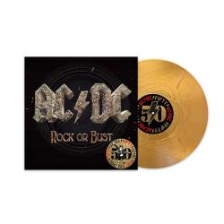 AC/DC - Rock Or Bust (50th Anniversary - Limited Edition - Gold Vinyl) - 2 x Plak ( Ambalajında )