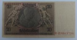 Almanya, 20 Reichsmark 1929. Kat İzli. (ÇT) Haliyle.