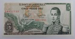 Kolombiya, 5 Pesos 1979. (ÇA)