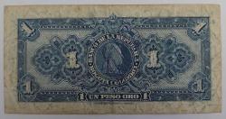 Kolombiya, 1 Peso 1954. Arka Yüzde; Orta Portre Üstünde Imza Mevcut. (ÇT)