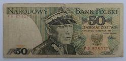 Polonya, 50 Zlotych 1988. (T) Haliyle.