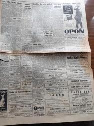 Hürriyet Gazetesi - 11 Mart 1958 - şiddetli lodos birçok yerleri altüst etti fotoğraf - deniz karaya çıktı fotoğraf - İzmit halkı lodostan sahile vuracak cesetleri bekledi - Dün İzmit körfezi'ndeki fırtına Üsküdar vapurunun batmasına sebep olan fırtınadan daha sertti - moda vapuru yolcuları Can yeleklerini giydiler - moda vapurunu dalgalar arasından tereyağından kıl gibi çeken 25 yıllık Necmi Kaptan vazifem budur diyor fotoğraf - arar gemisi dün Radyo ile arandı - Dil iskelesi istasyonunda bir makinistin ustalığı yeni tren faciasını önledi - Kıbrıs meselesinin sürüncemede bırakılmasından Türkiye şikayetçi - Rapacki planının tehlikeleri Yazan Georges Blun - Pekin'den mektup yazan Pearl S. Buck Yazı Dizisi - İstanbul'da sinema ve tiyatro programı - yeni tiyatroda gönül kaçanı kovalar oyunu - Kader filmi başrolde Belgin Doruk Akın sinemasında - Üsküdar vapurunun batışı ile alakalı mühim sorular - Ordu takımımız lüksemburg'da - Metin Oktay Ordu takımı idmanında fotoğraf -Adalet Vefa maçı